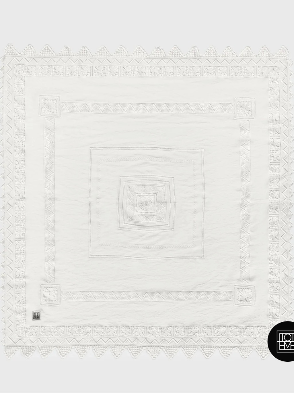 Toteme White Lace Scarf New